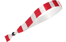 Tessuto a righe rosse e bianche