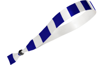 Tessuto a righe blu e bianche