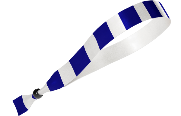 Tessuto a righe blu e bianco