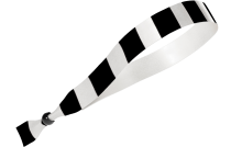 Tessuto Nero Bianco Strisce