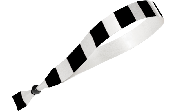 Tessuto a righe bianche e nere