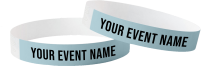 Braccialetti Tyvek personalizzati per eventi in Italia