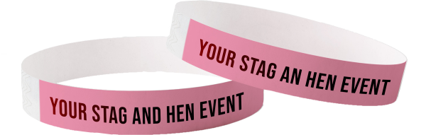 Braccialetti Tyvek per addii al celibato e al nubilato in Italia