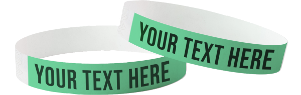 Braccialetti Tyvek personalizzati stampati in 24 ore