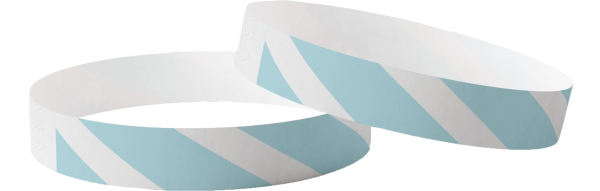 Tyvek semplice a righe blu