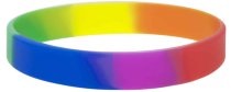 Braccialetti in silicone arcobaleno semplici in Italia